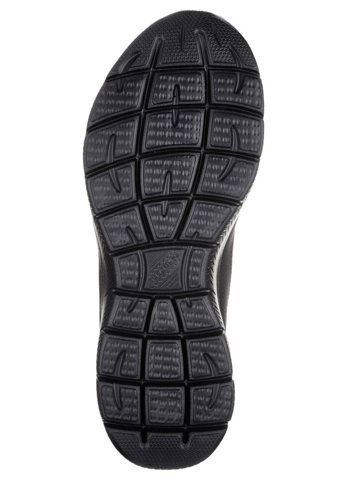 SKECHERS, sportiga damsneakers, med nappaläderdetaljer, 